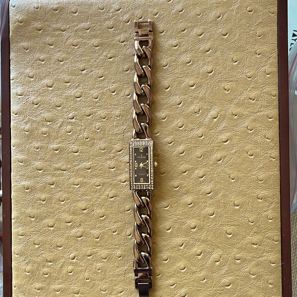 New Peugeot Rose Gold Wristwatch